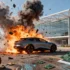 Faraday Future HQ Fire Damages Building Amid Lease Uncertainty