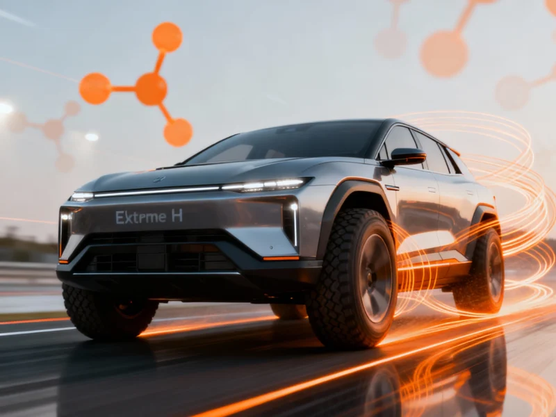 Extreme H Electric SUV Racing Scientist Says Hydrogen Future Is Orange - Professional coverage