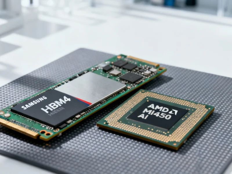 Samsung Presumed to Supply HBM4 Memory for AMD MI450 Accelerators