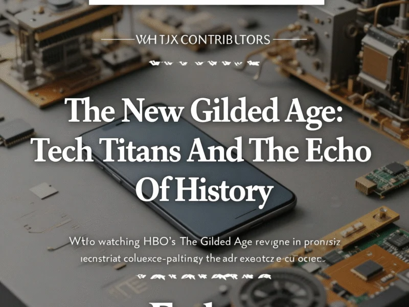 The New Gilded Age: Tech Titans And The Echo Of History - Professional coverage