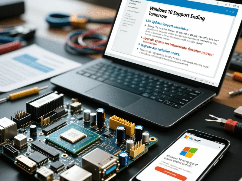 Windows 10 support ends tomorrow: LIVE updates on security risks, upgrade options and what to do now - Professional coverage