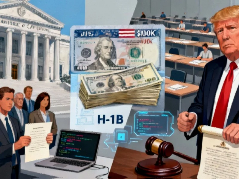 Business Coalition Challenges Presidential Visa Fee Mandate in Federal Court