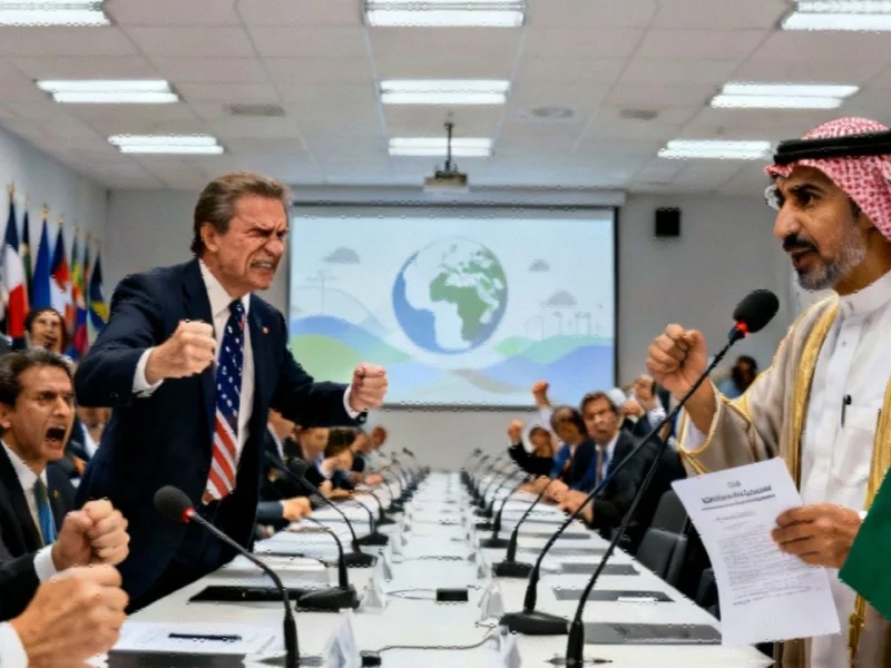 Global Shipping Climate Accord Derailed as US Opposition Creates Diplomatic Firestorm