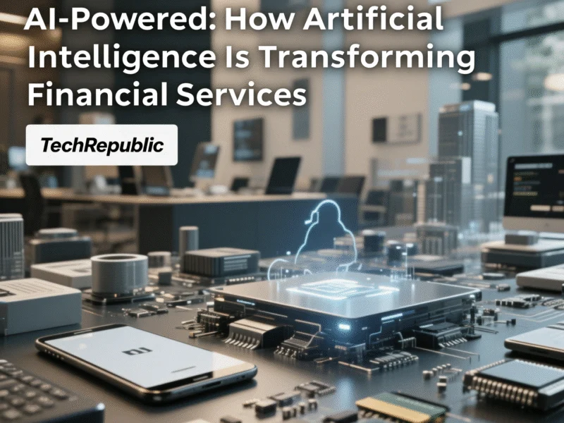 AI-Powered: How Artificial Intelligence Is Transforming Financial Services - TechRepublic - Professional coverage